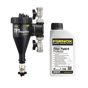 Fernox TF1 Total Filter with Protector 1" + Filter Fluid F9